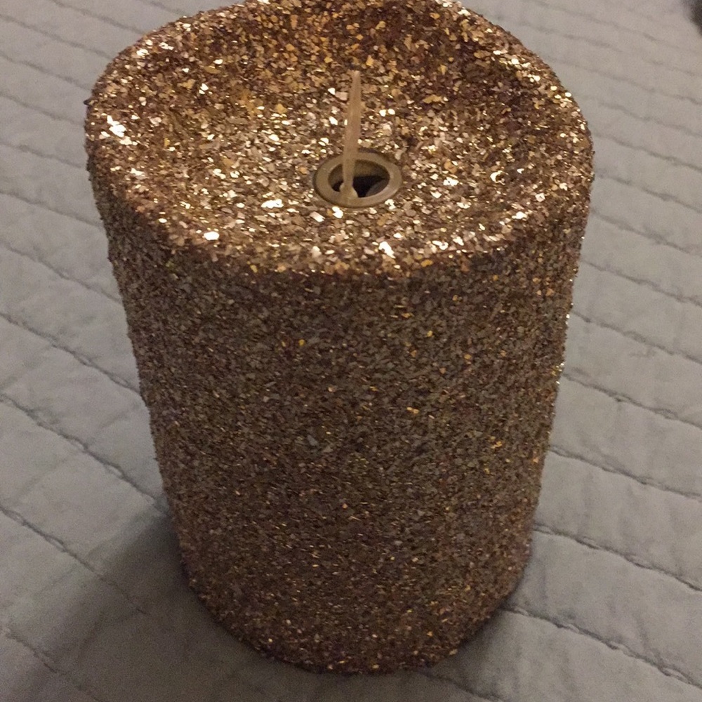 Gold Luminara flameless candle